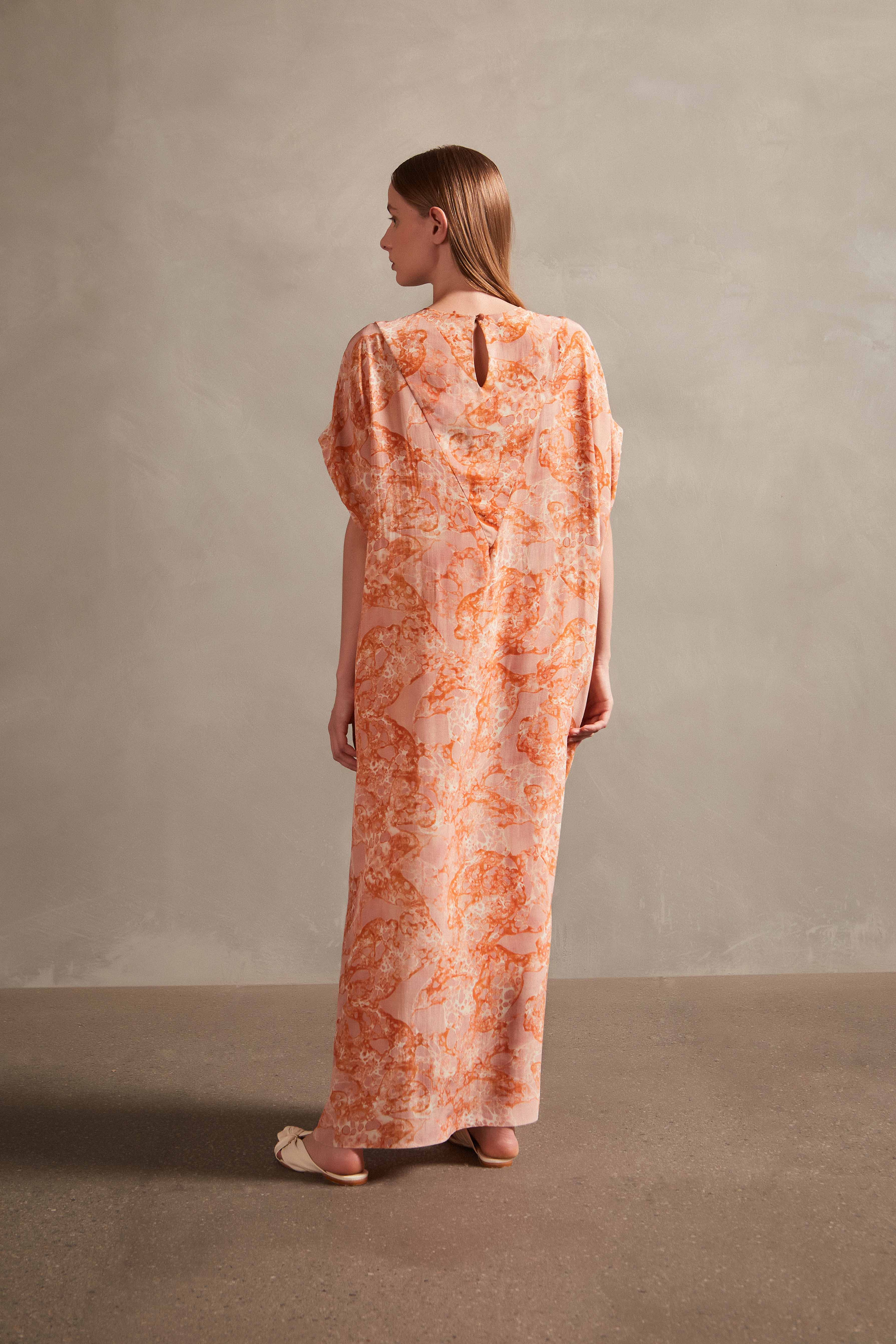 Bulles De Mer Frilled Long Kaftan Dress - Image 2