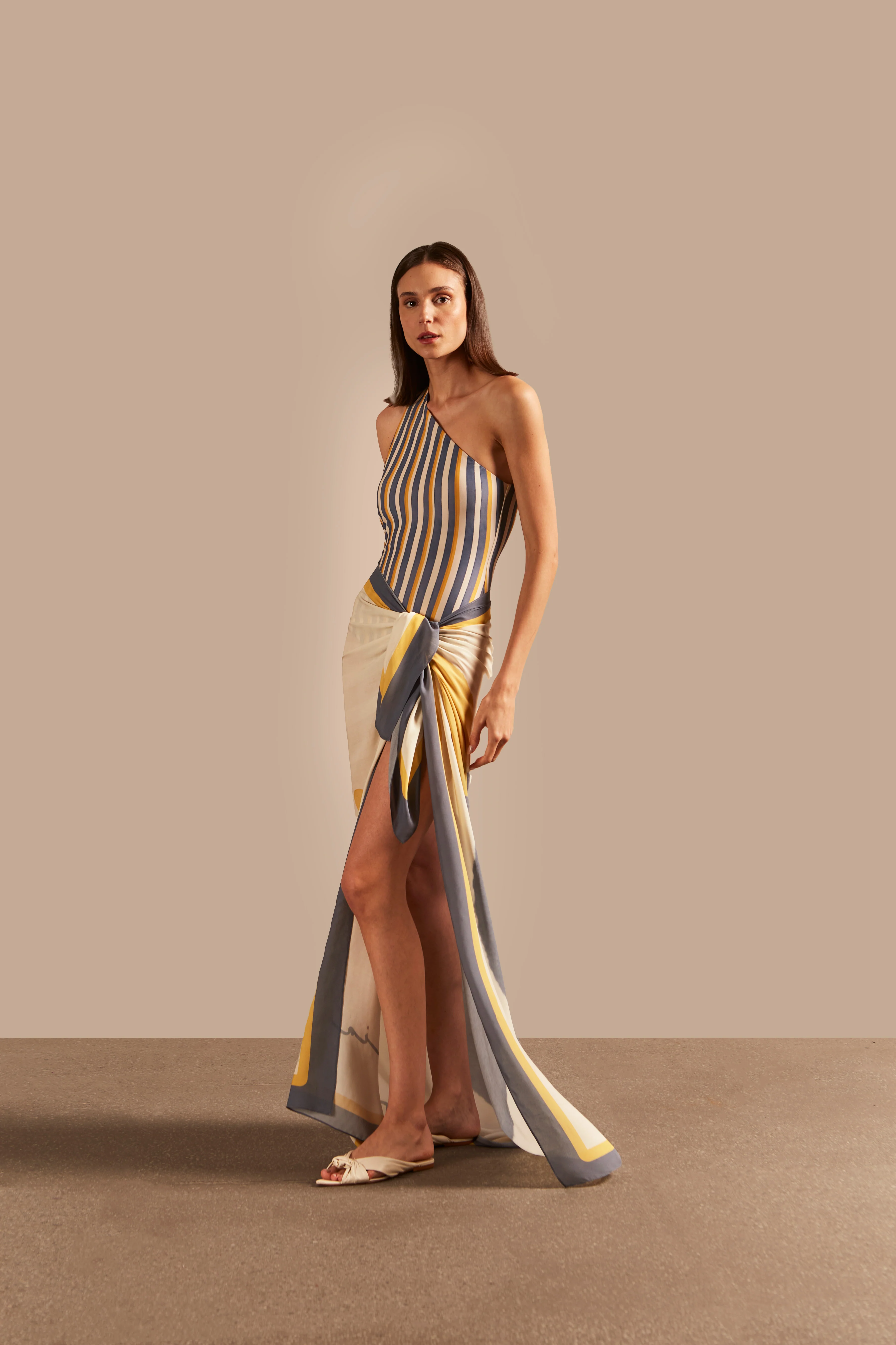 Golden Age One-Shoulder Swimsuit - Image 2
