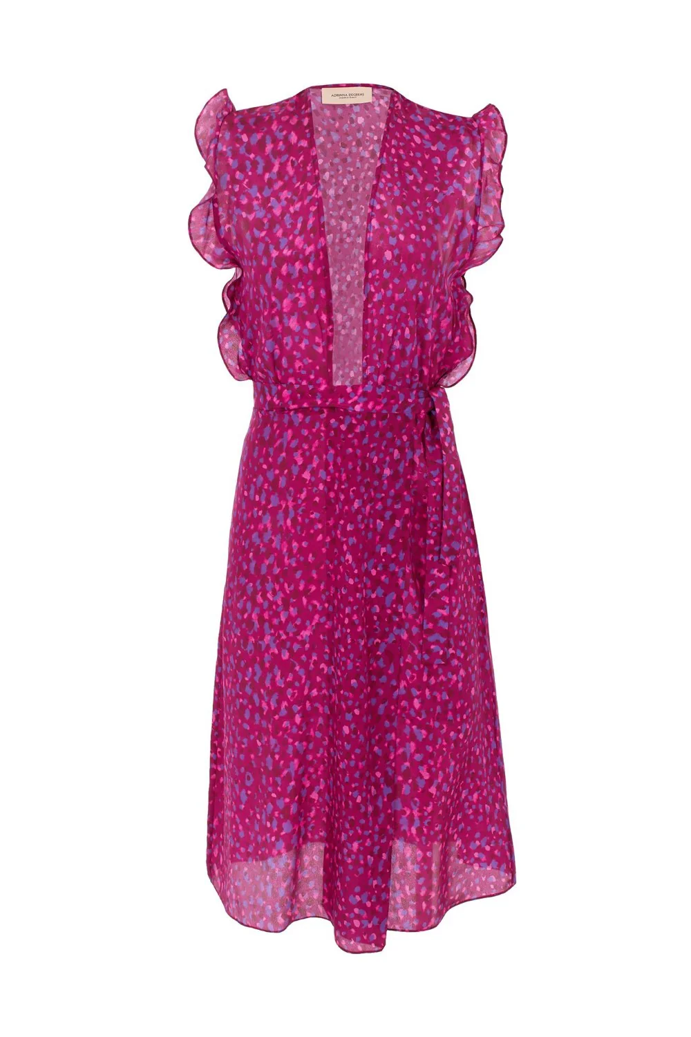 Pomegranate Dress with Ruffles - Image 3
