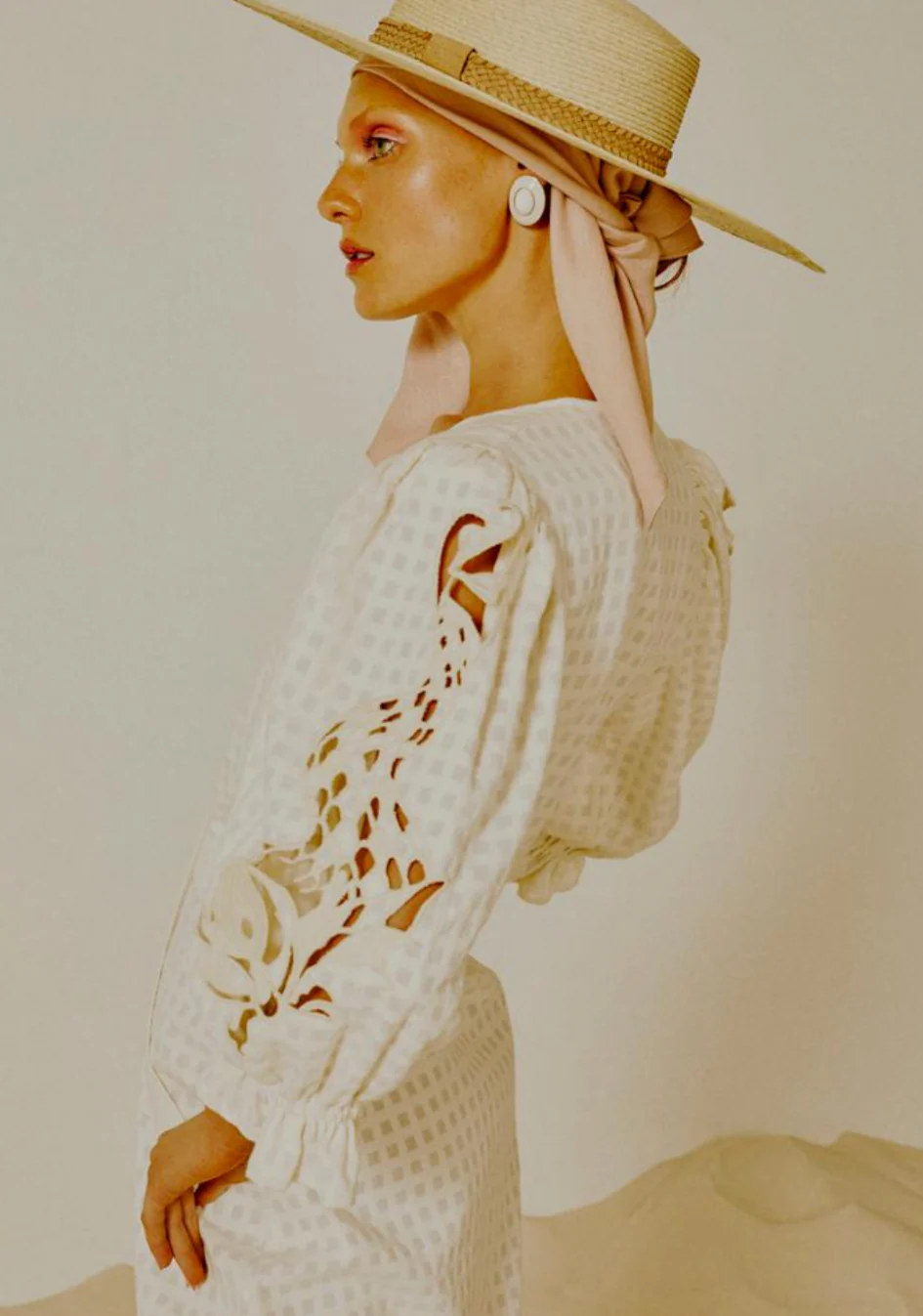 Porto Embroidery Long Robe - Image 2