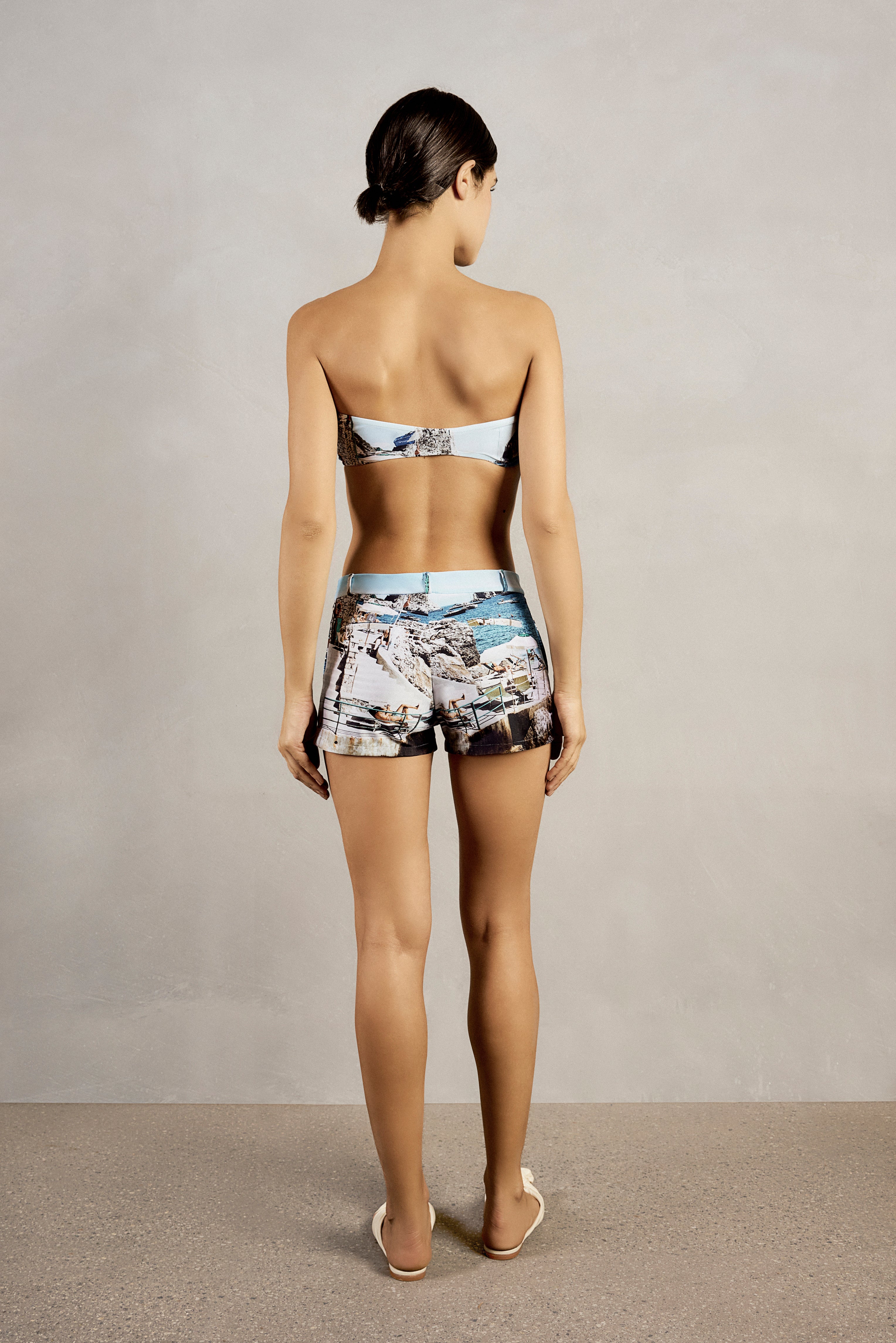 Postcard Genderless Shorts - Image 2