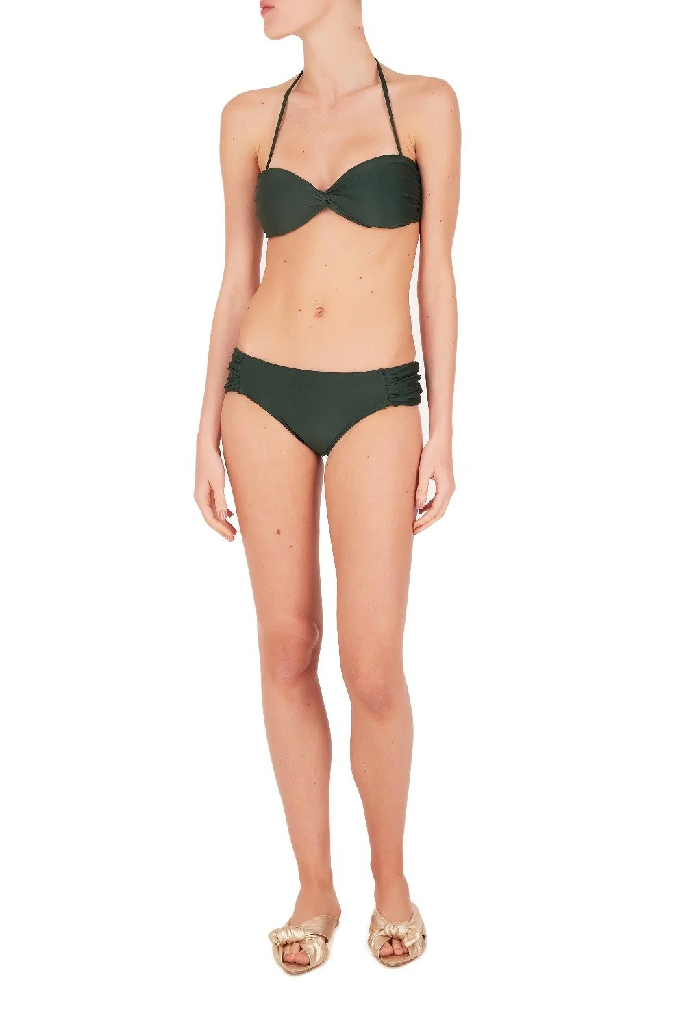 Solid Strapless Bikini Bonsai - Image 3