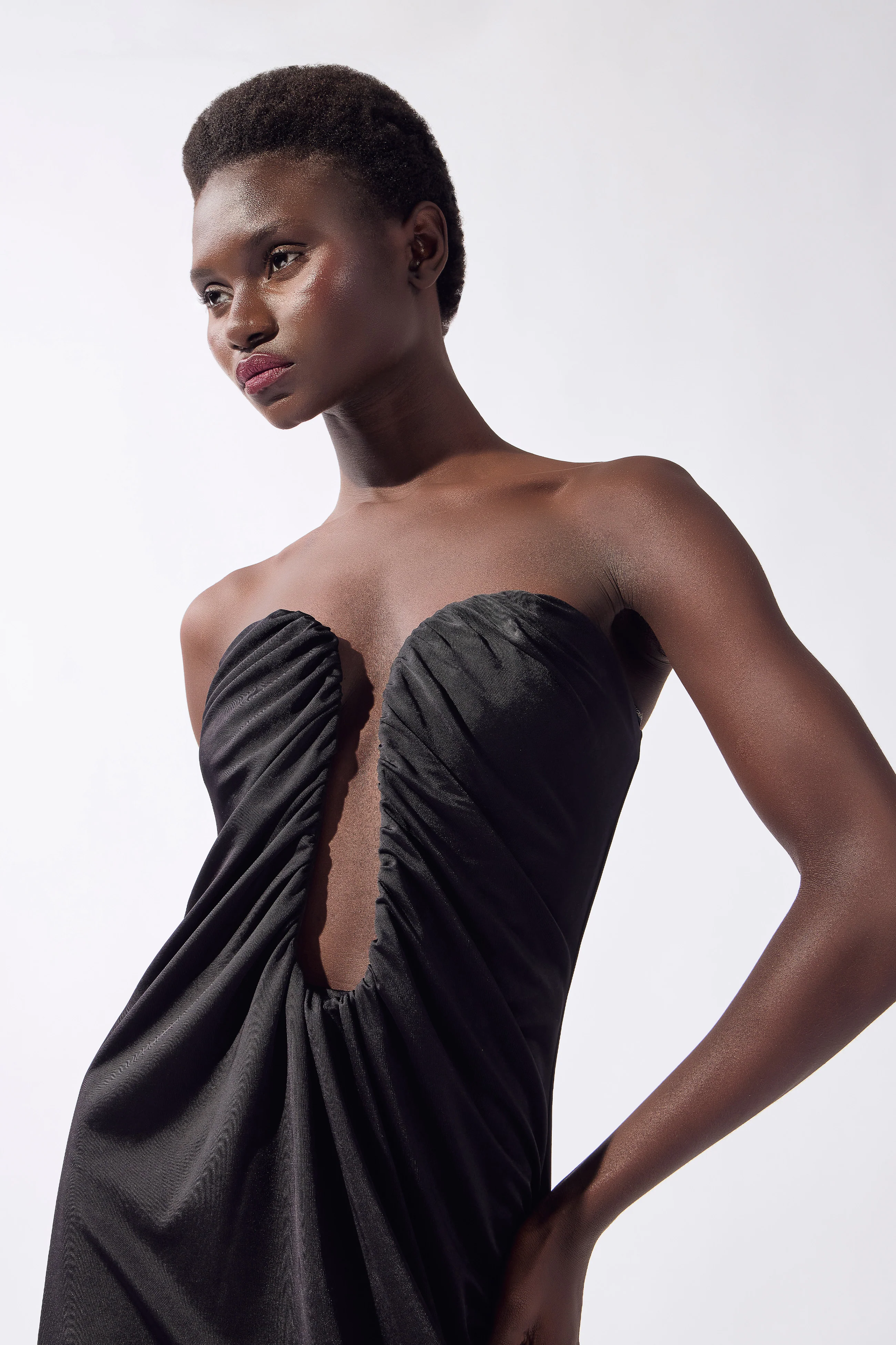 Structured Maxi Dress - Image 3