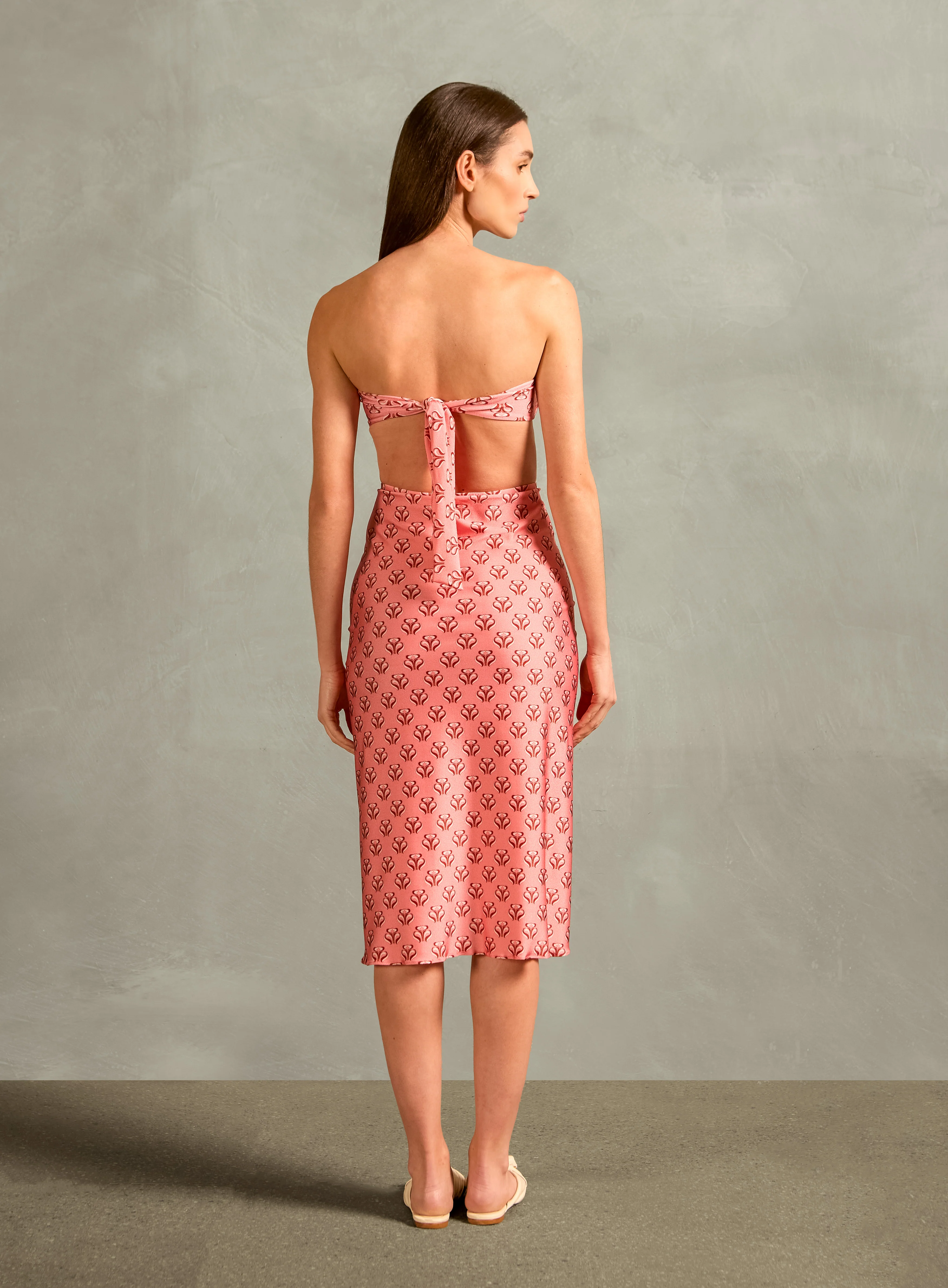 Vintage Lily Frilled Midi Skirt - Image 2